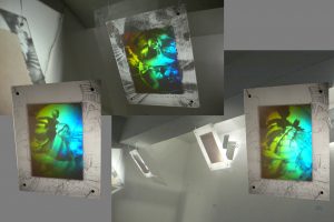 Explorations of the Holographic Gaze, by Martina Mrongovius exhibition views